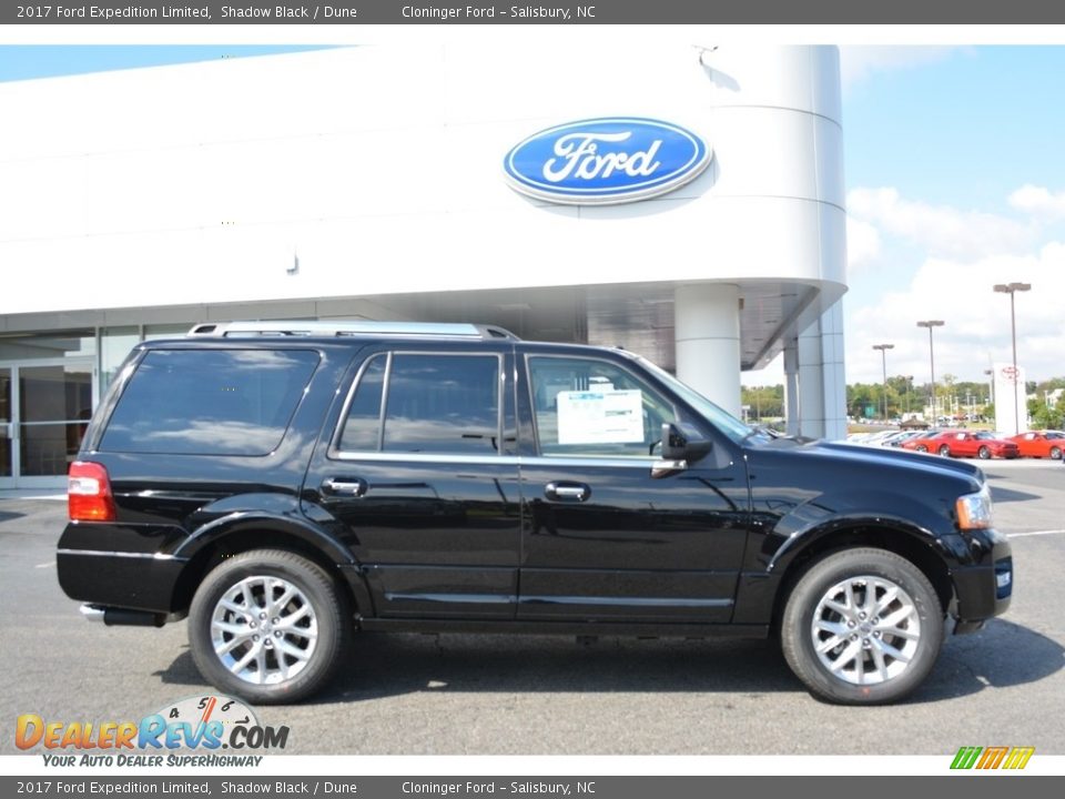 2017 Ford Expedition Limited Shadow Black / Dune Photo #2
