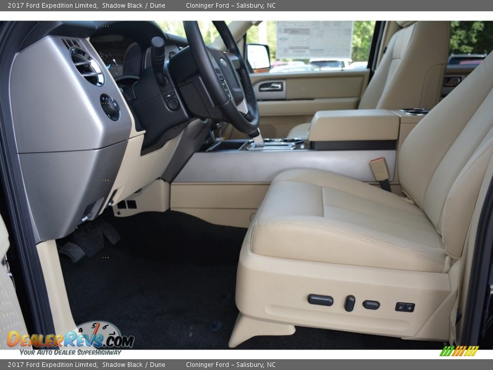 Front Seat of 2017 Ford Expedition Limited Photo #8