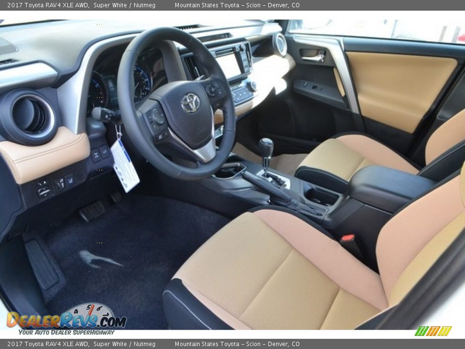 Nutmeg Interior - 2017 Toyota RAV4 XLE AWD Photo #5