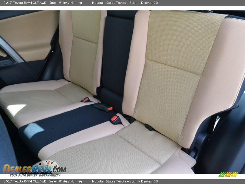 Rear Seat of 2017 Toyota RAV4 XLE AWD Photo #7