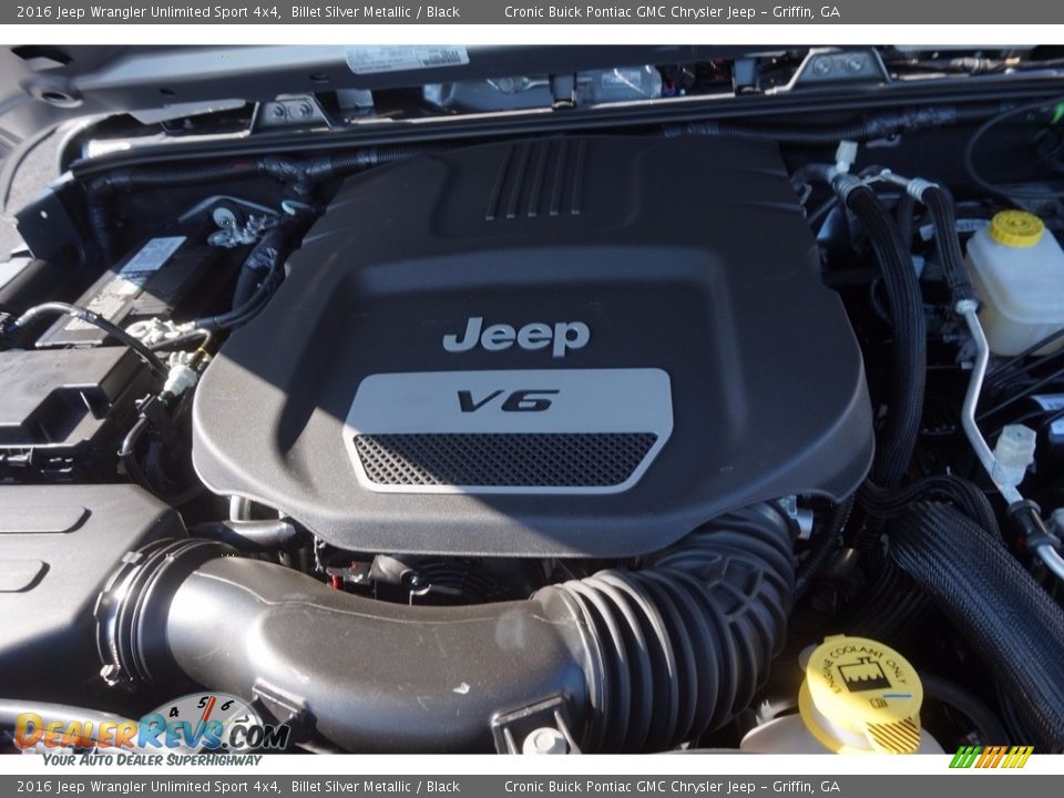 2016 Jeep Wrangler Unlimited Sport 4x4 Billet Silver Metallic / Black Photo #12