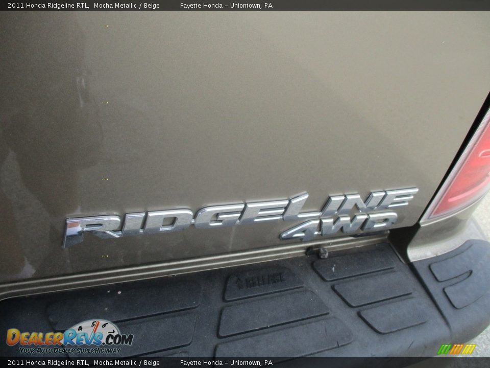 2011 Honda Ridgeline RTL Mocha Metallic / Beige Photo #10