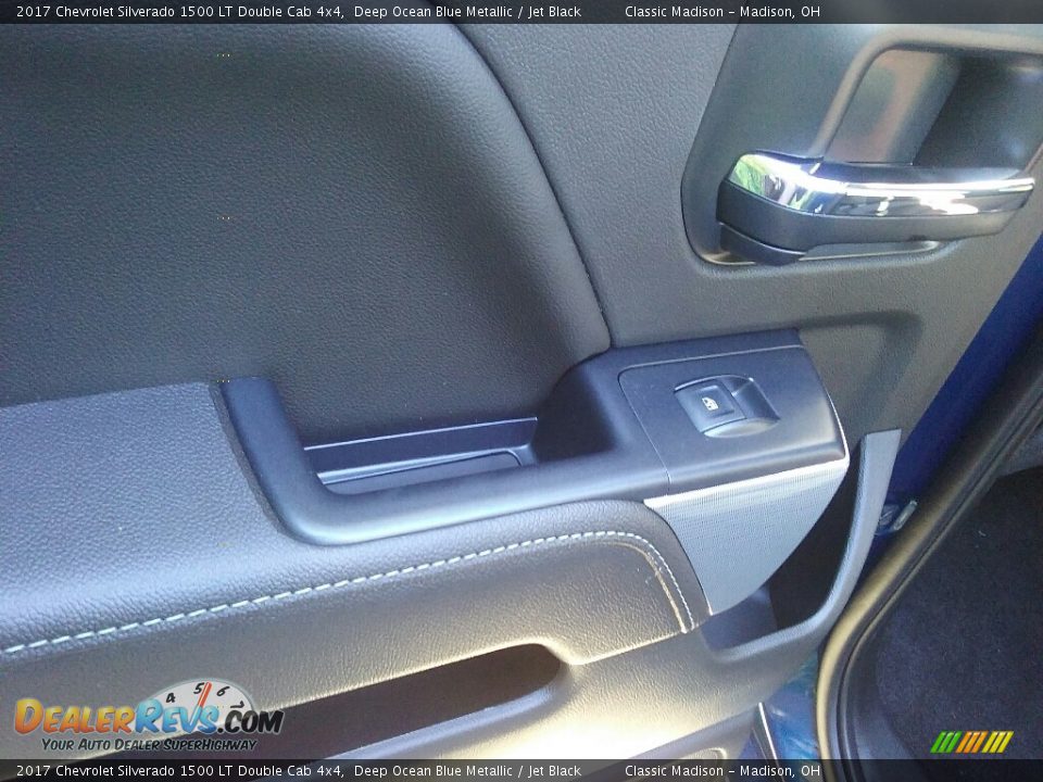 2017 Chevrolet Silverado 1500 LT Double Cab 4x4 Deep Ocean Blue Metallic / Jet Black Photo #8