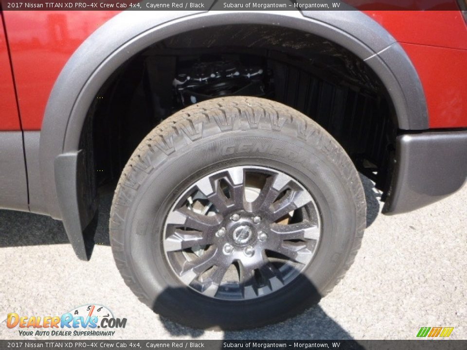 2017 Nissan TITAN XD PRO-4X Crew Cab 4x4 Cayenne Red / Black Photo #2