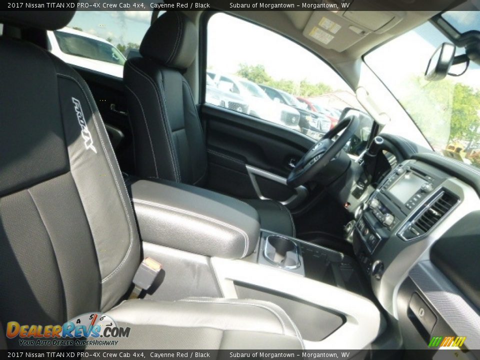 2017 Nissan TITAN XD PRO-4X Crew Cab 4x4 Cayenne Red / Black Photo #3