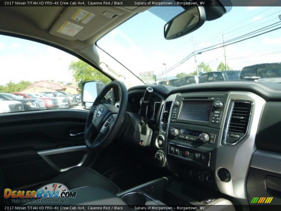 2017 Nissan TITAN XD PRO-4X Crew Cab 4x4 Cayenne Red / Black Photo #4