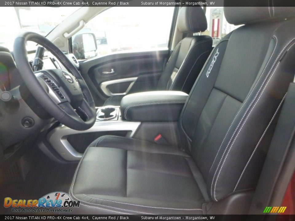 Front Seat of 2017 Nissan TITAN XD PRO-4X Crew Cab 4x4 Photo #13