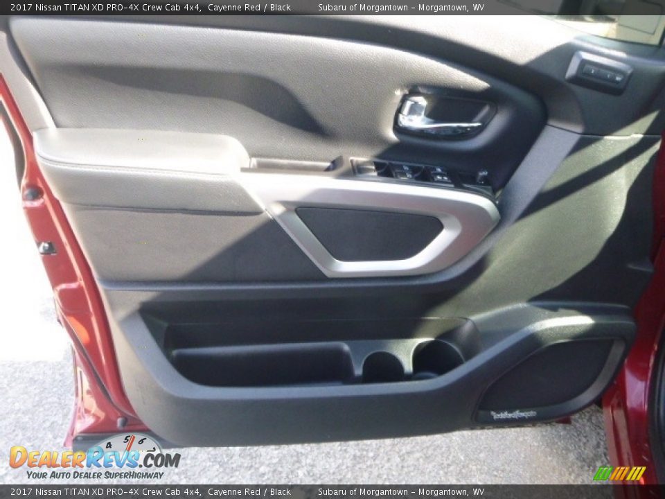 2017 Nissan TITAN XD PRO-4X Crew Cab 4x4 Cayenne Red / Black Photo #14