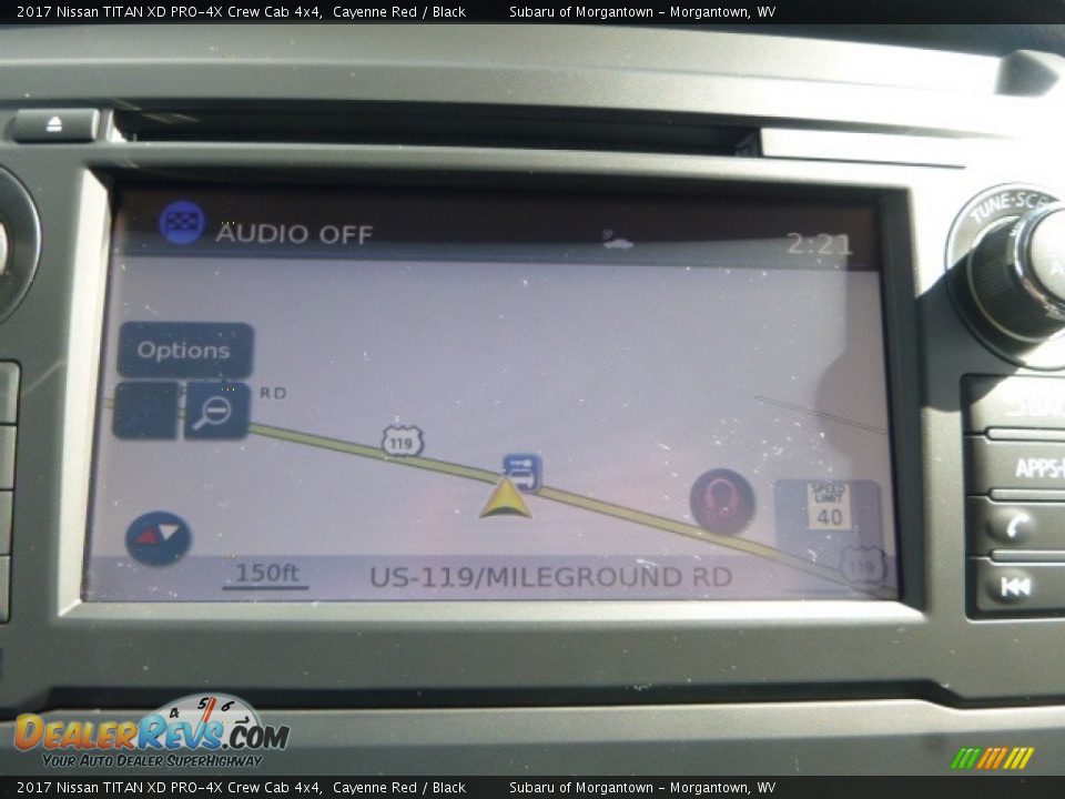 Navigation of 2017 Nissan TITAN XD PRO-4X Crew Cab 4x4 Photo #17