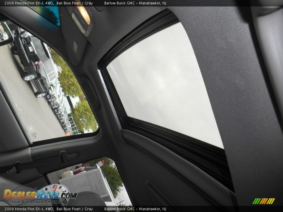 2009 Honda Pilot EX-L 4WD Bali Blue Pearl / Gray Photo #11