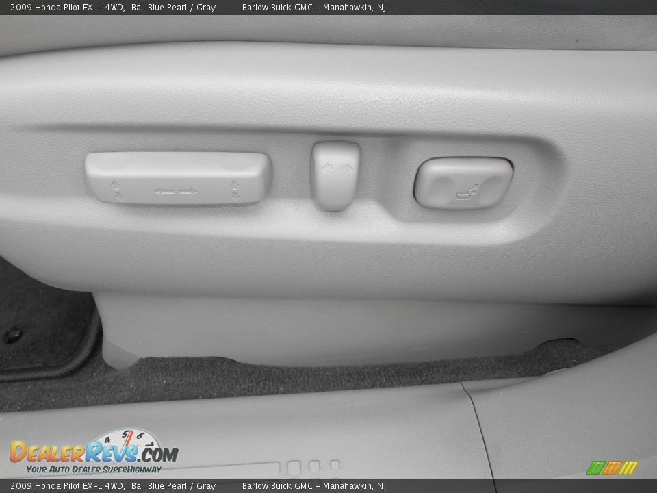 2009 Honda Pilot EX-L 4WD Bali Blue Pearl / Gray Photo #14