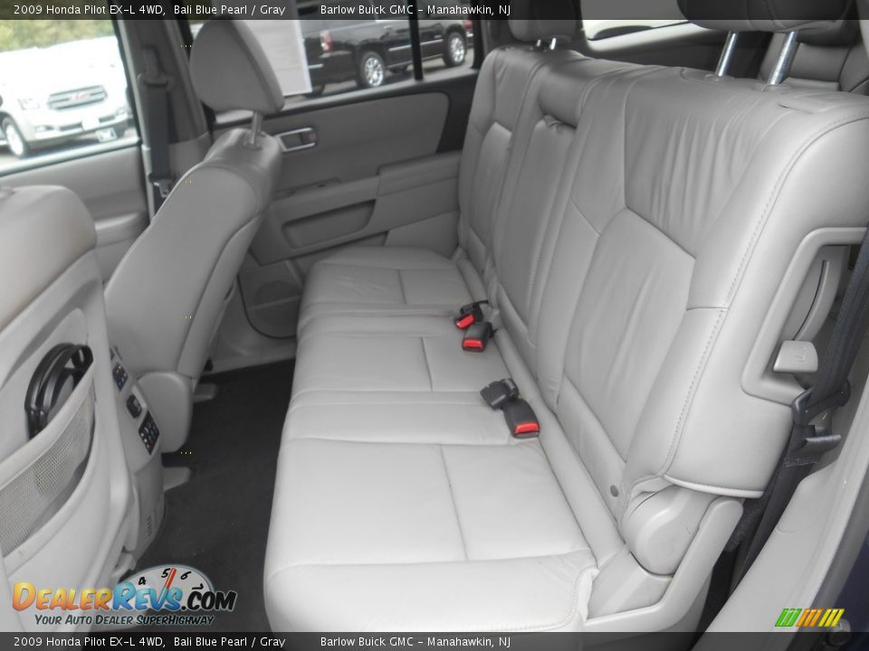 2009 Honda Pilot EX-L 4WD Bali Blue Pearl / Gray Photo #20