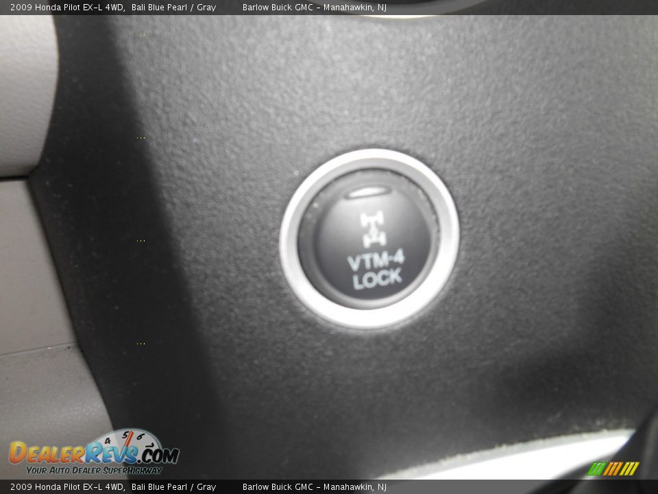 2009 Honda Pilot EX-L 4WD Bali Blue Pearl / Gray Photo #23