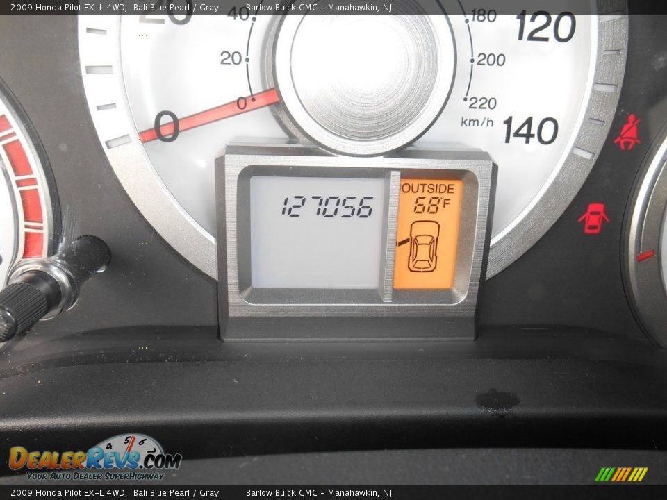 2009 Honda Pilot EX-L 4WD Bali Blue Pearl / Gray Photo #24