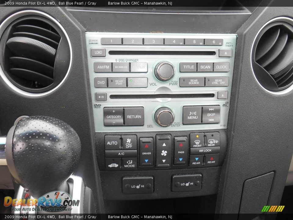 2009 Honda Pilot EX-L 4WD Bali Blue Pearl / Gray Photo #25