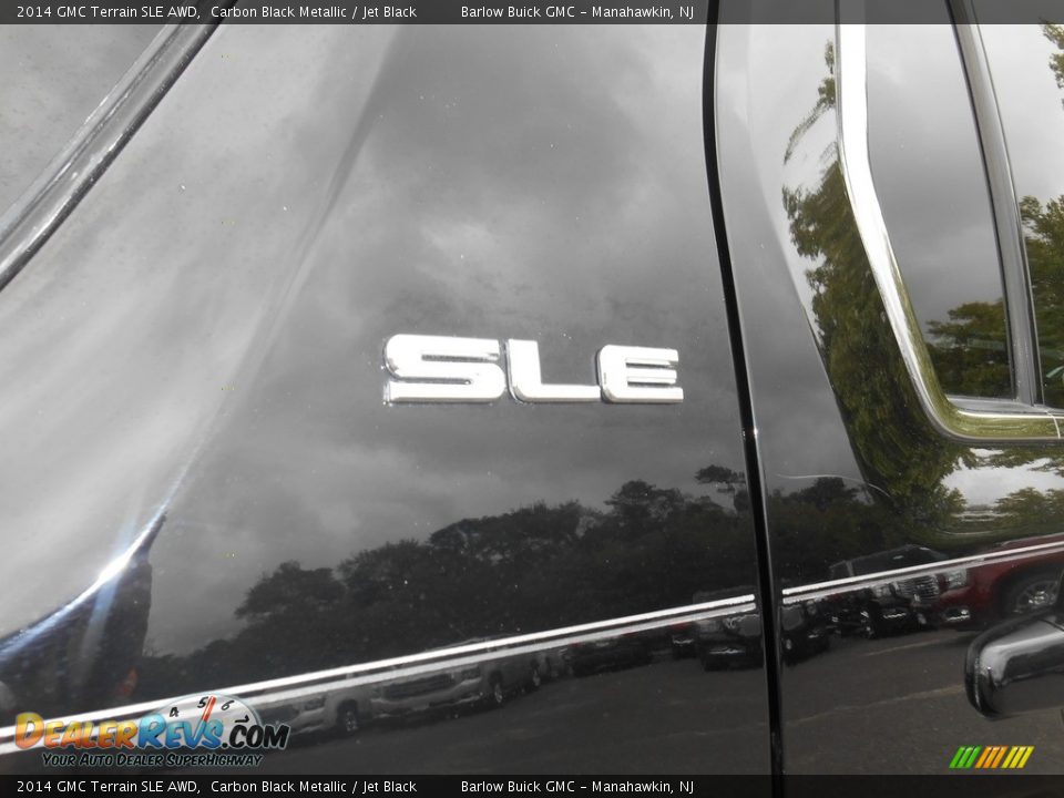 2014 GMC Terrain SLE AWD Carbon Black Metallic / Jet Black Photo #16