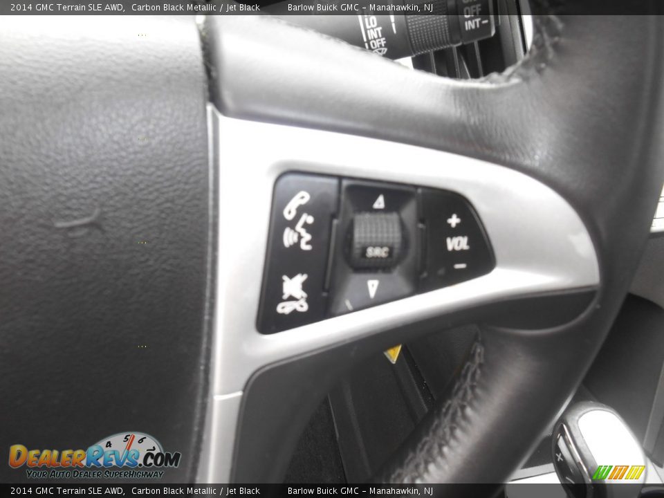 2014 GMC Terrain SLE AWD Carbon Black Metallic / Jet Black Photo #26