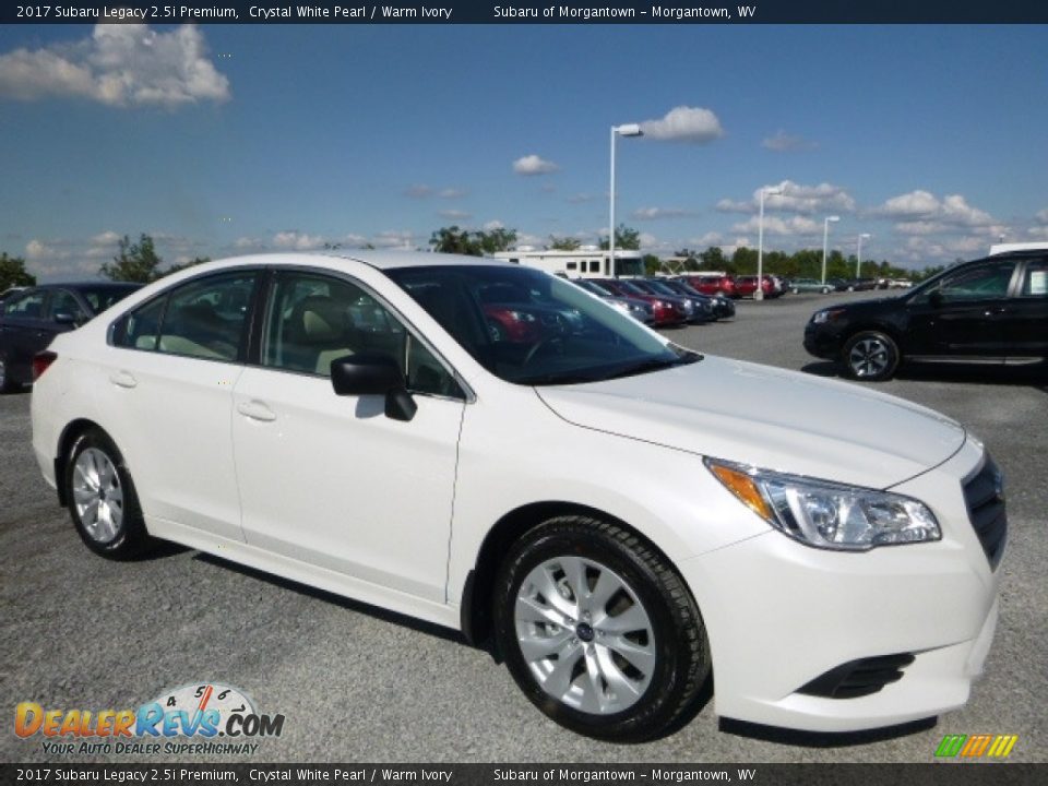 2017 Subaru Legacy 2.5i Premium Crystal White Pearl / Warm Ivory Photo #1