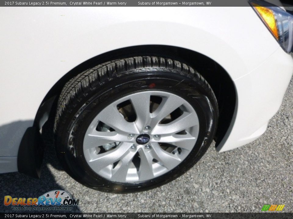 2017 Subaru Legacy 2.5i Premium Crystal White Pearl / Warm Ivory Photo #2