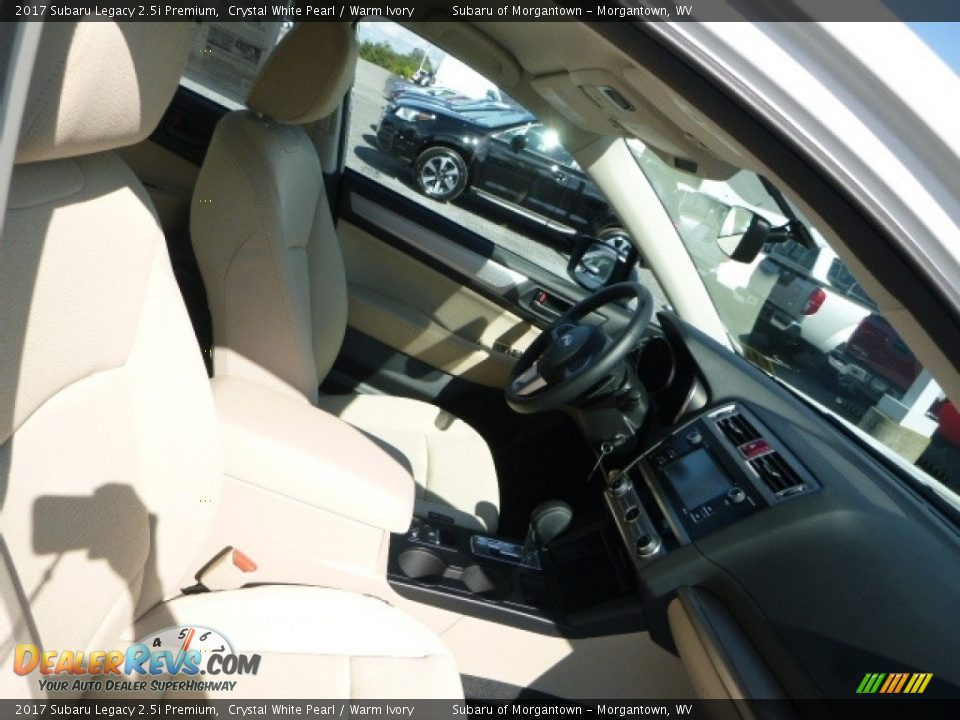 2017 Subaru Legacy 2.5i Premium Crystal White Pearl / Warm Ivory Photo #3