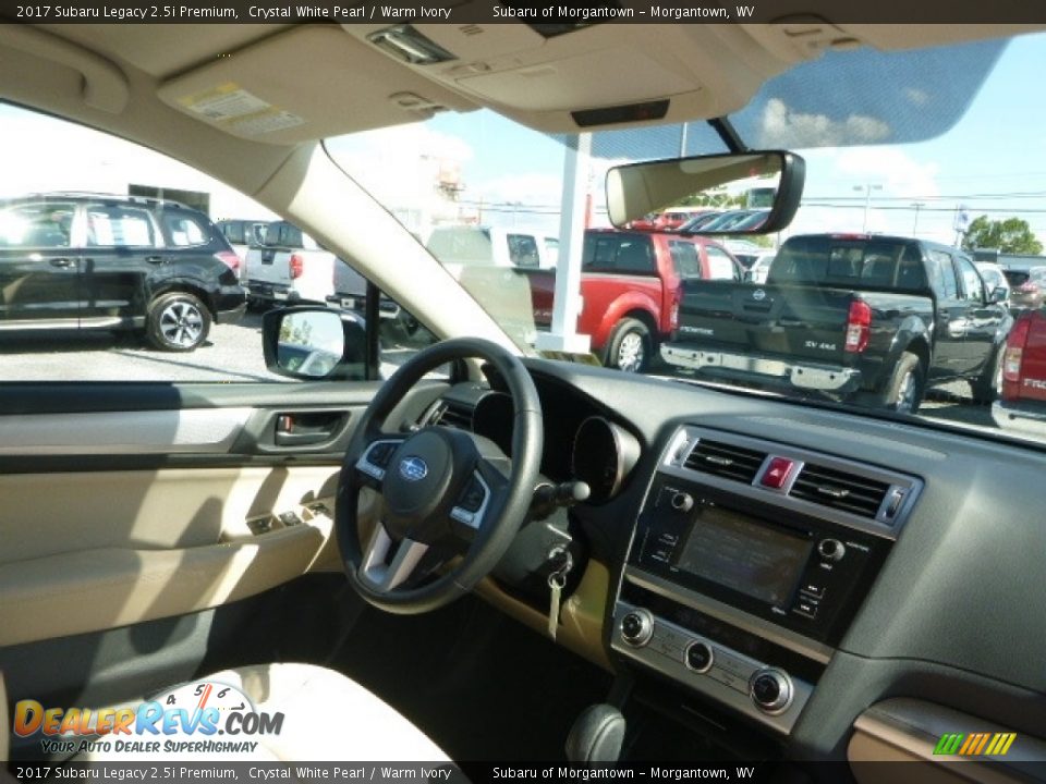 2017 Subaru Legacy 2.5i Premium Crystal White Pearl / Warm Ivory Photo #4