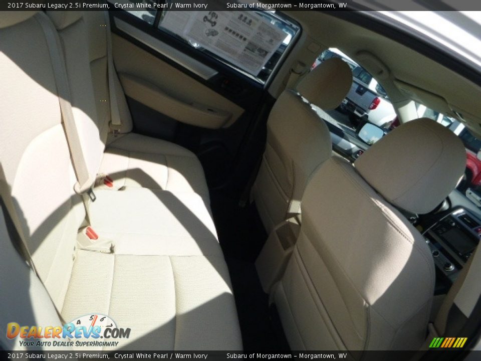 2017 Subaru Legacy 2.5i Premium Crystal White Pearl / Warm Ivory Photo #5