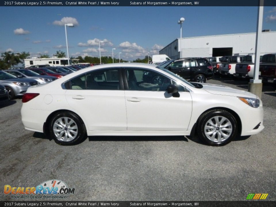 2017 Subaru Legacy 2.5i Premium Crystal White Pearl / Warm Ivory Photo #6