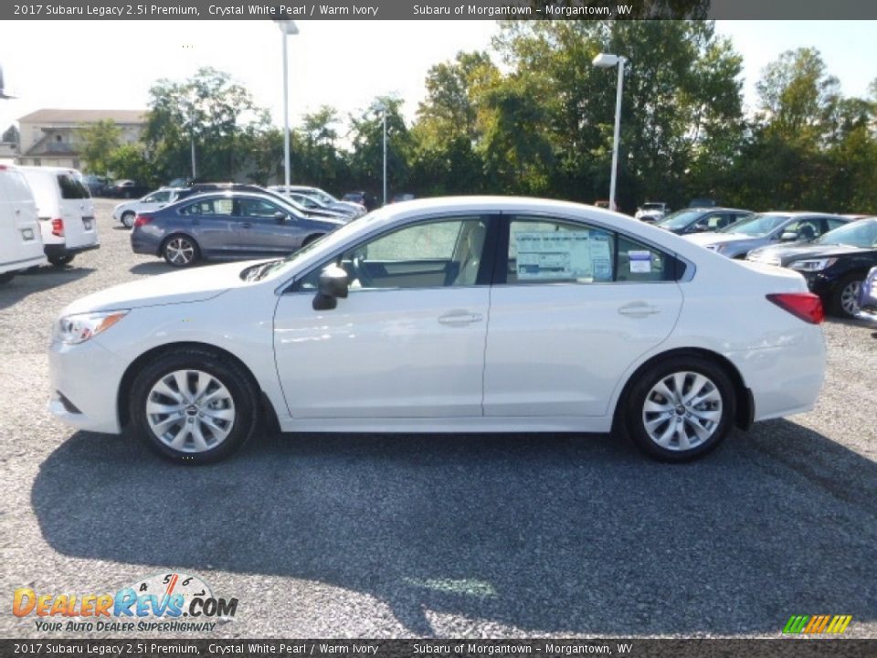 2017 Subaru Legacy 2.5i Premium Crystal White Pearl / Warm Ivory Photo #10