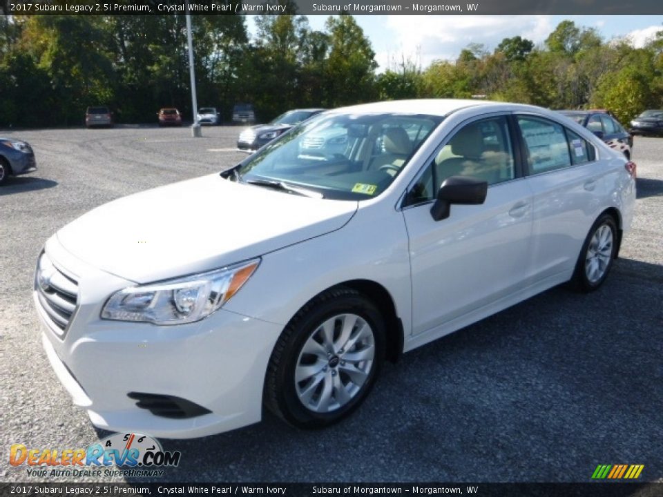 2017 Subaru Legacy 2.5i Premium Crystal White Pearl / Warm Ivory Photo #11