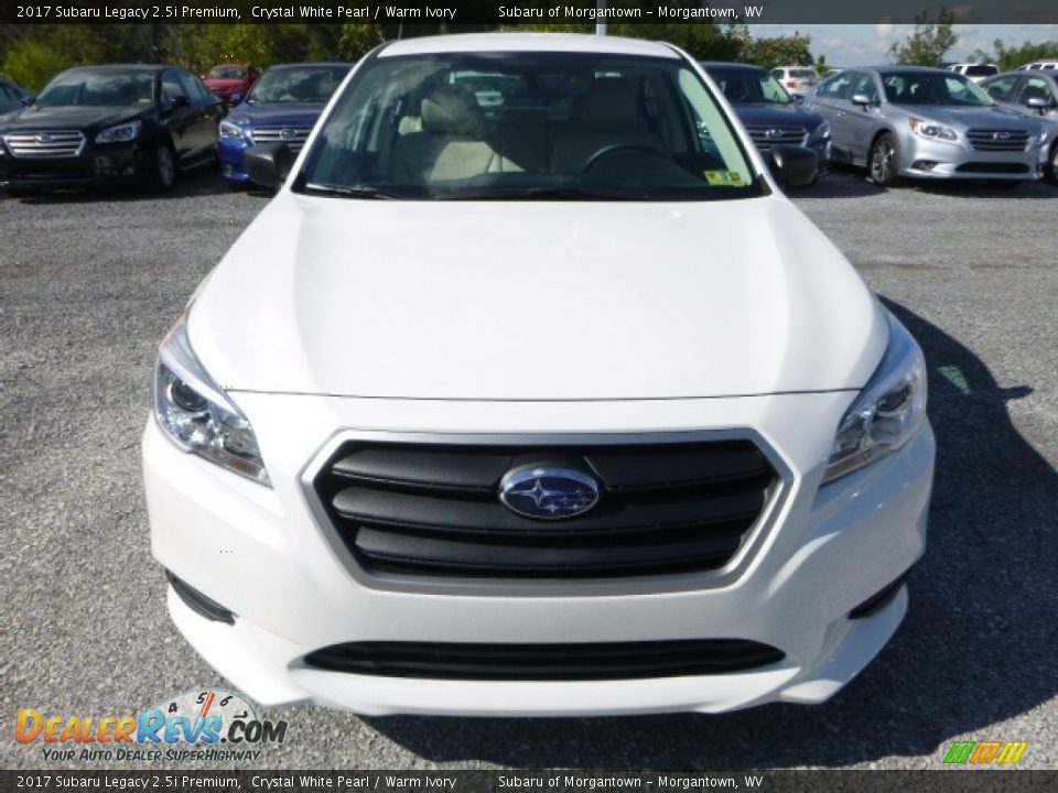2017 Subaru Legacy 2.5i Premium Crystal White Pearl / Warm Ivory Photo #12