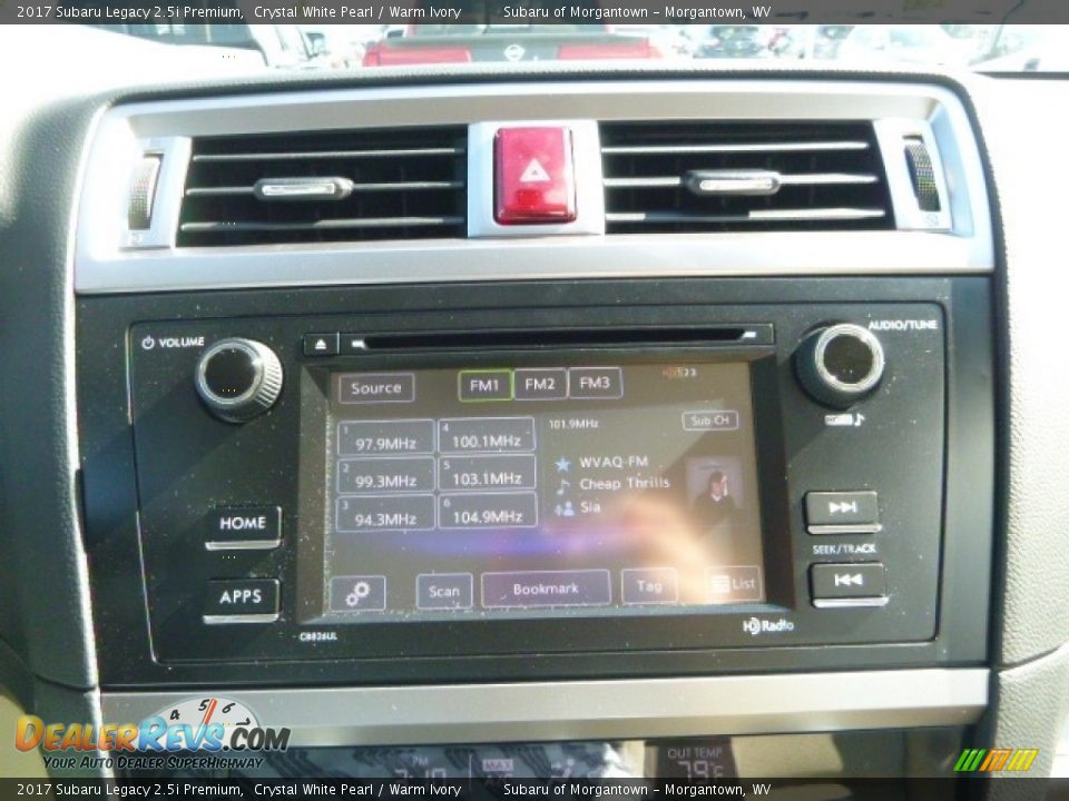 2017 Subaru Legacy 2.5i Premium Crystal White Pearl / Warm Ivory Photo #16