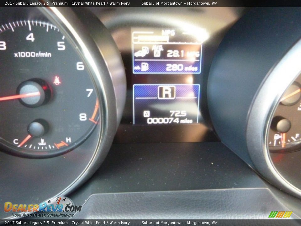 2017 Subaru Legacy 2.5i Premium Crystal White Pearl / Warm Ivory Photo #19