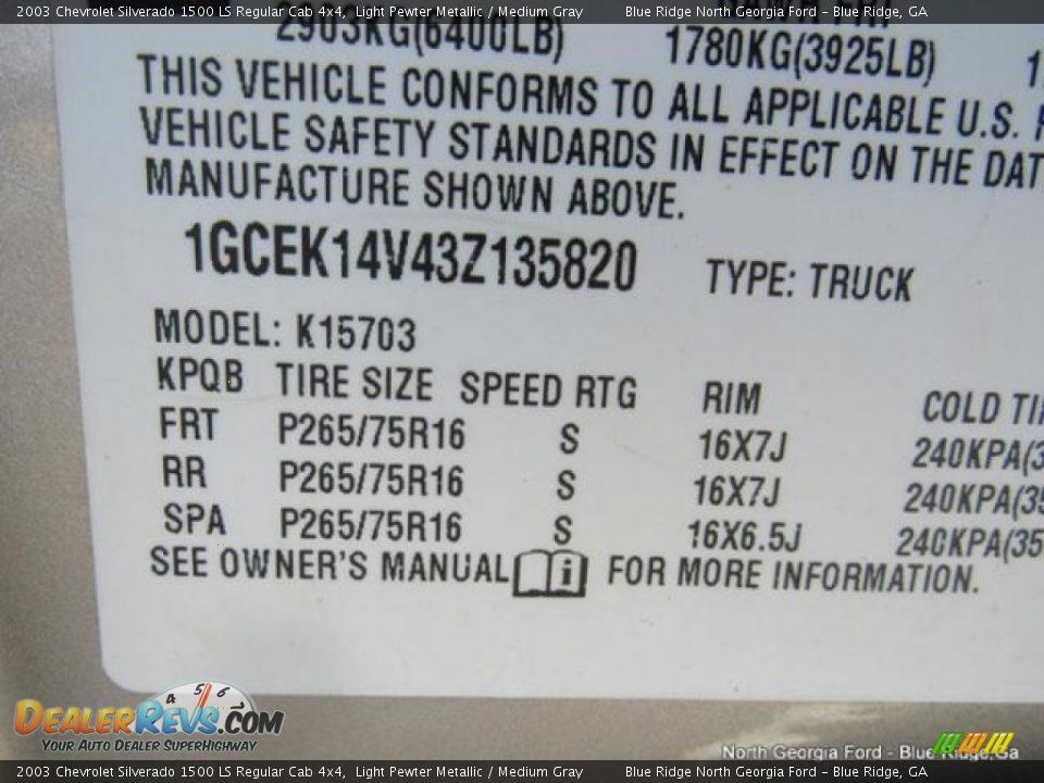 2003 Chevrolet Silverado 1500 LS Regular Cab 4x4 Light Pewter Metallic / Medium Gray Photo #10