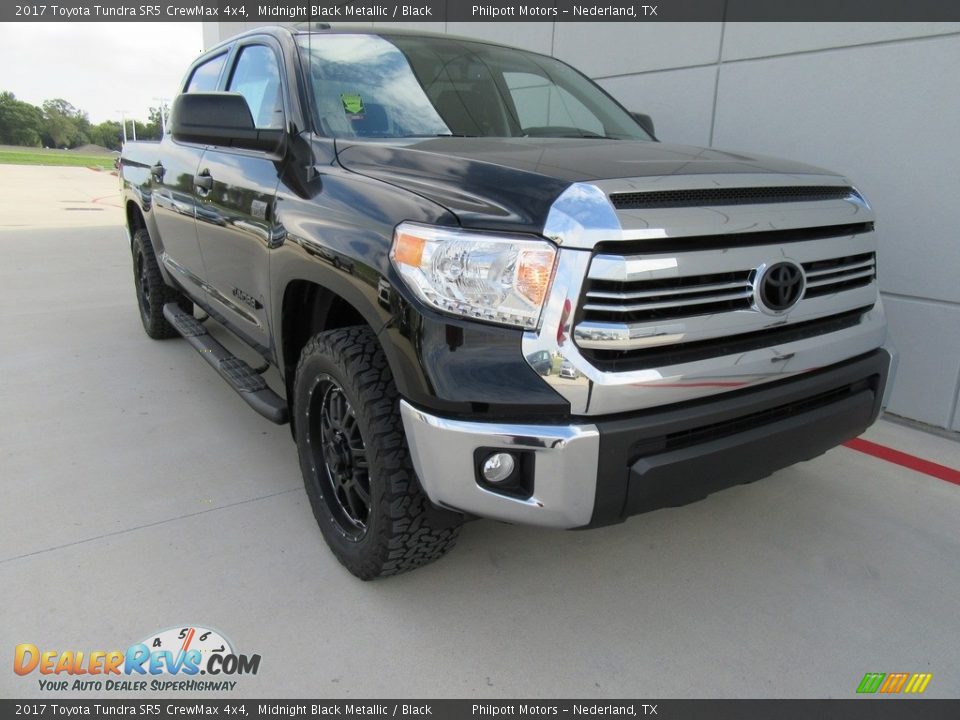 2017 Toyota Tundra SR5 CrewMax 4x4 Midnight Black Metallic / Black Photo #1