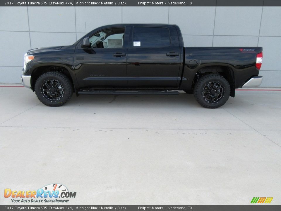 2017 Toyota Tundra SR5 CrewMax 4x4 Midnight Black Metallic / Black Photo #6
