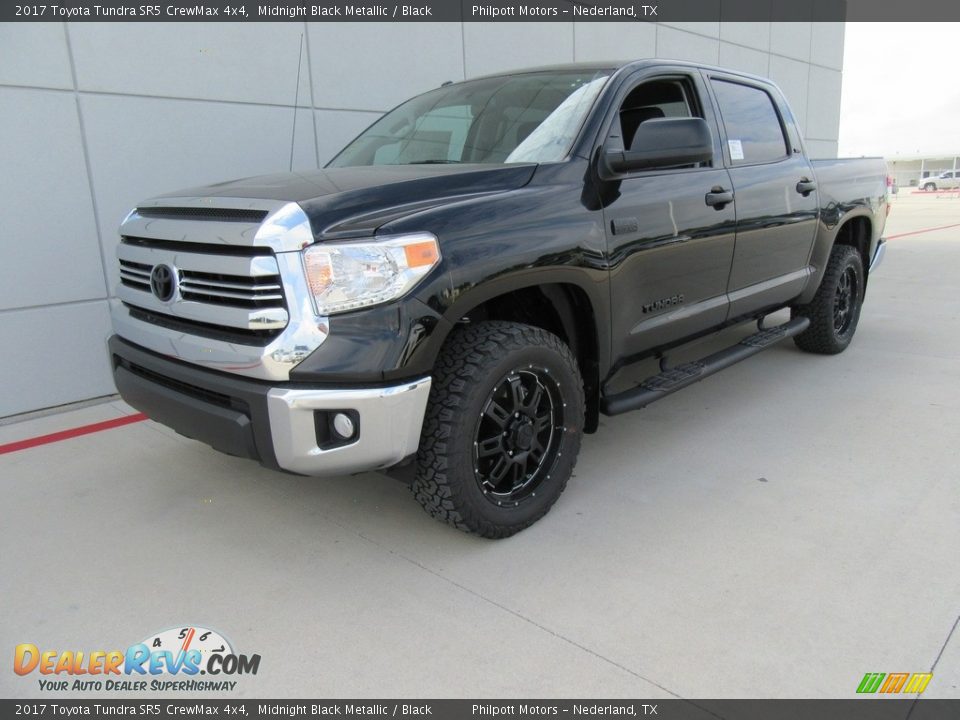 2017 Toyota Tundra SR5 CrewMax 4x4 Midnight Black Metallic / Black Photo #7