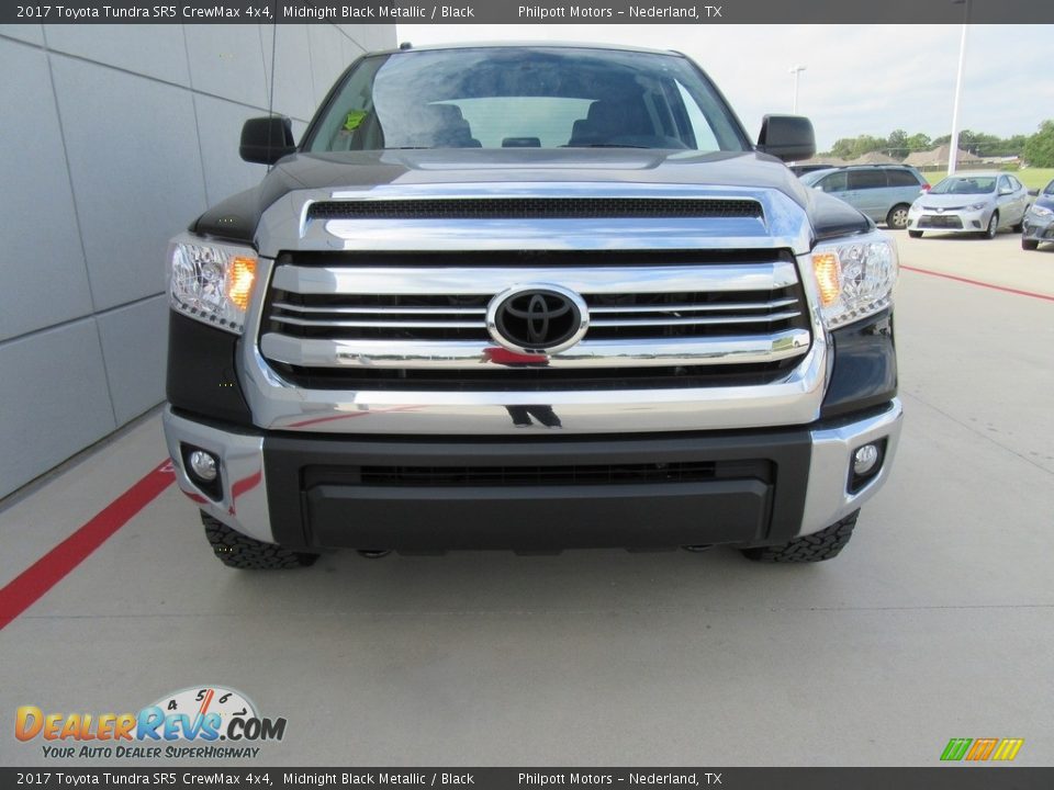 2017 Toyota Tundra SR5 CrewMax 4x4 Midnight Black Metallic / Black Photo #8