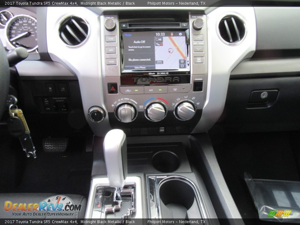 2017 Toyota Tundra SR5 CrewMax 4x4 Midnight Black Metallic / Black Photo #28