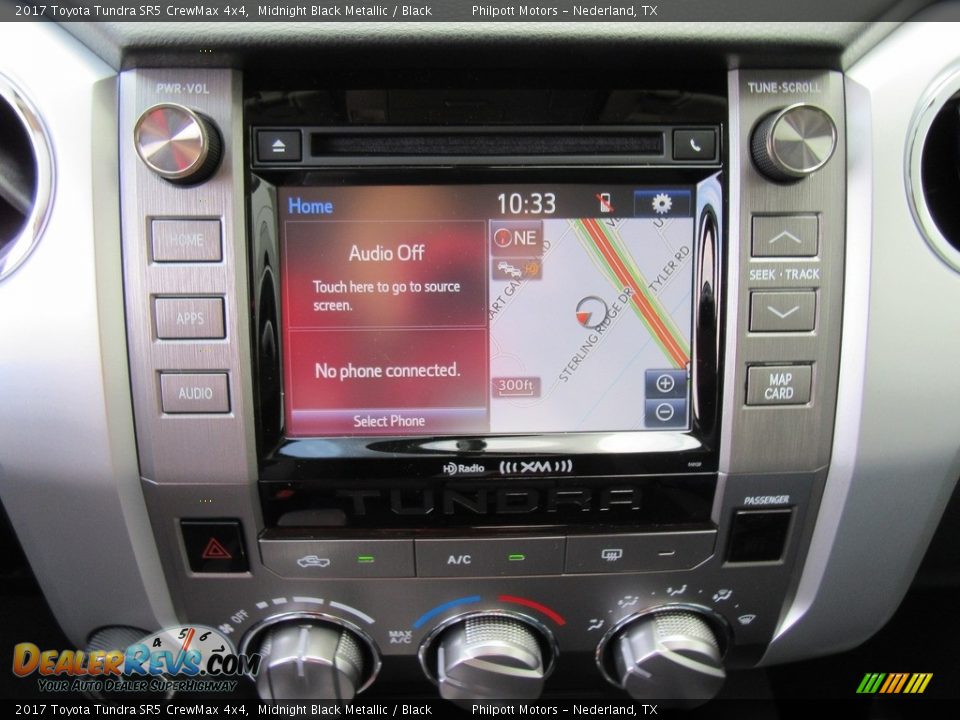 2017 Toyota Tundra SR5 CrewMax 4x4 Midnight Black Metallic / Black Photo #29