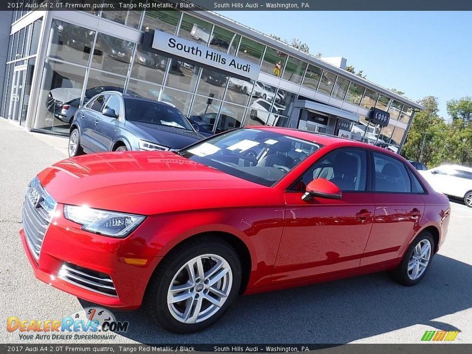 2017 Audi A4 2.0T Premium quattro Tango Red Metallic / Black Photo #1