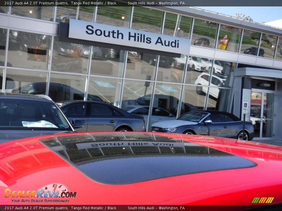 2017 Audi A4 2.0T Premium quattro Tango Red Metallic / Black Photo #3