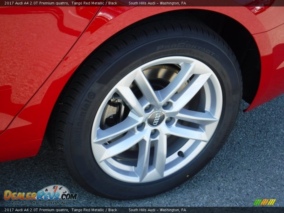 2017 Audi A4 2.0T Premium quattro Tango Red Metallic / Black Photo #4
