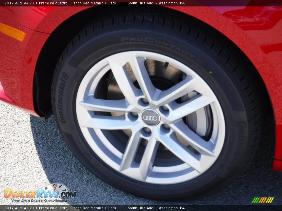 2017 Audi A4 2.0T Premium quattro Tango Red Metallic / Black Photo #5