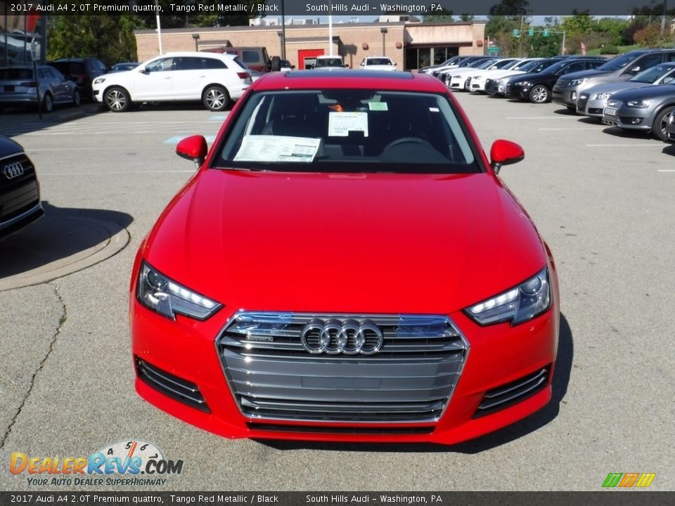 2017 Audi A4 2.0T Premium quattro Tango Red Metallic / Black Photo #6