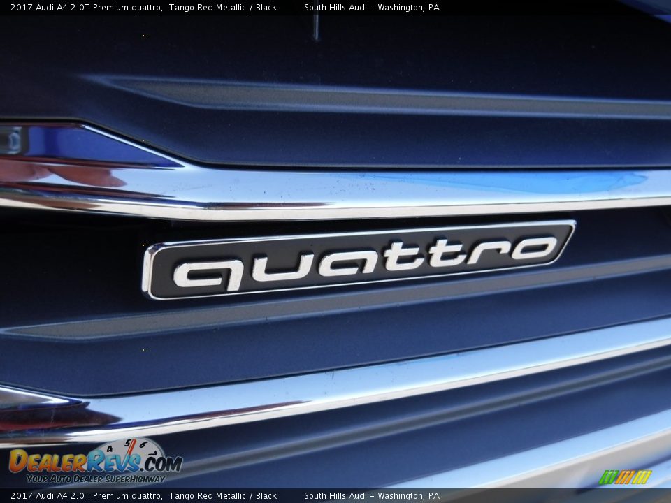 2017 Audi A4 2.0T Premium quattro Tango Red Metallic / Black Photo #7