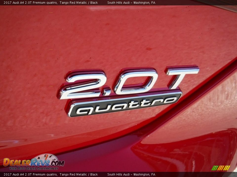 2017 Audi A4 2.0T Premium quattro Tango Red Metallic / Black Photo #13