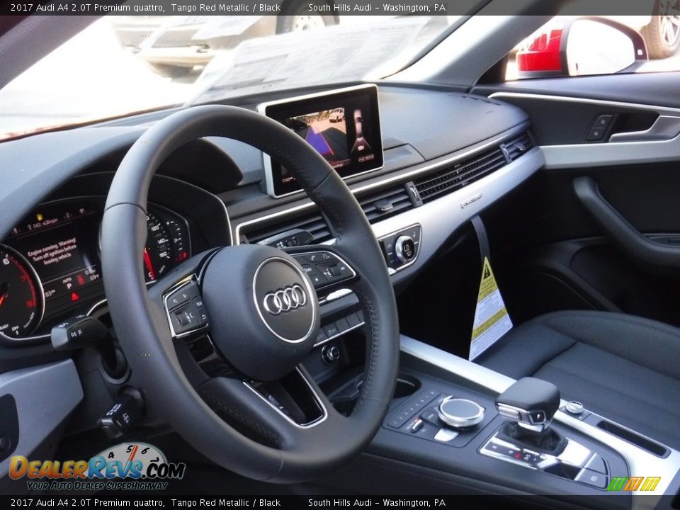 2017 Audi A4 2.0T Premium quattro Tango Red Metallic / Black Photo #17
