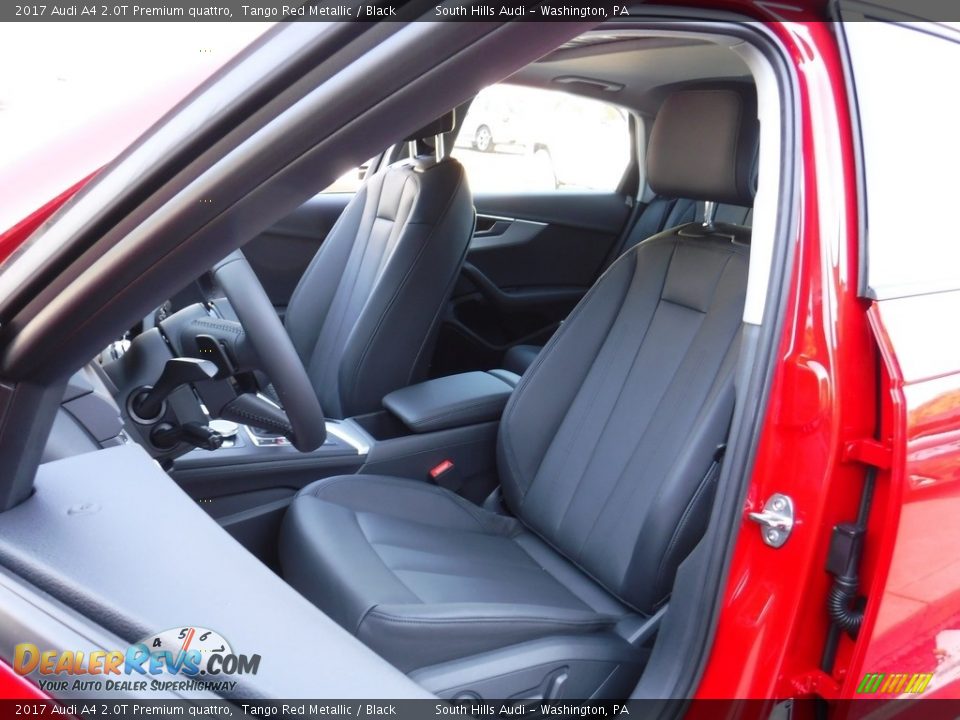 2017 Audi A4 2.0T Premium quattro Tango Red Metallic / Black Photo #18