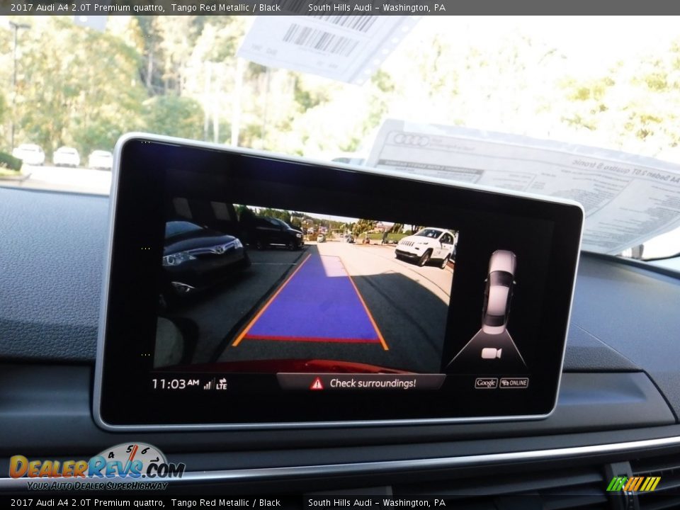 2017 Audi A4 2.0T Premium quattro Tango Red Metallic / Black Photo #22