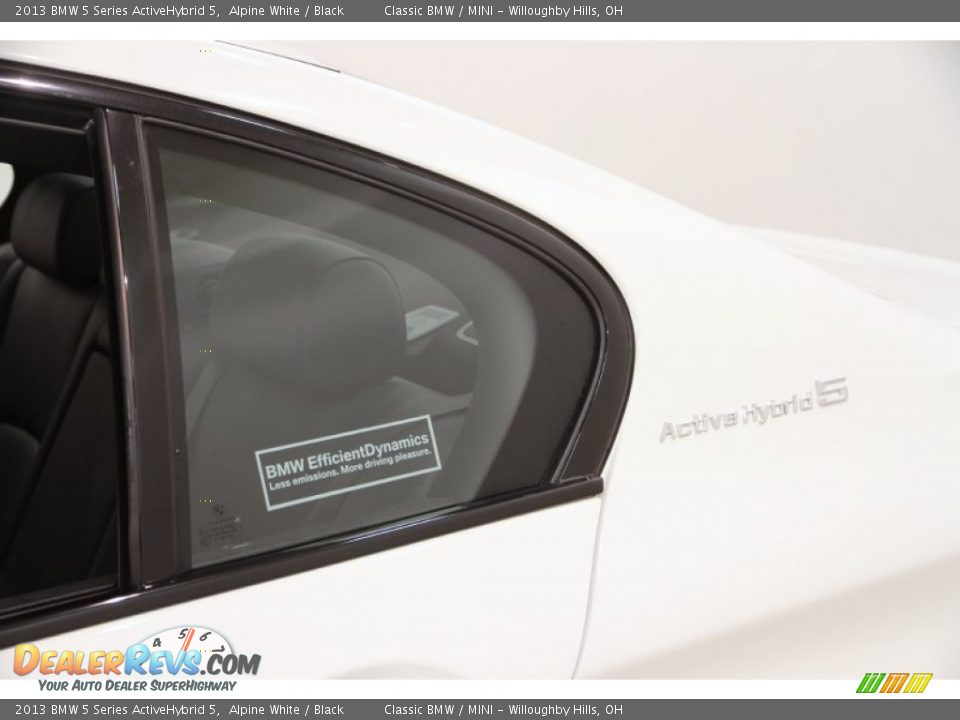 2013 BMW 5 Series ActiveHybrid 5 Alpine White / Black Photo #4